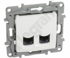 Legrand NILOE Dvojitá počítačová zásuvka 2x RJ45 kat. 6 U...