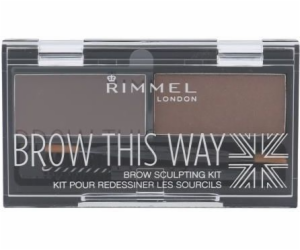 Rimmel Brow This Way Scuplting Kit Stíny na obočí 002 Med...