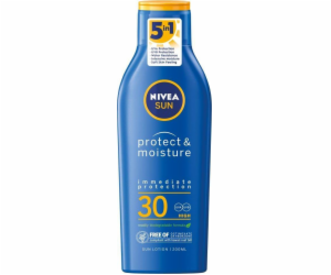 Nivea nivea_sun chrání vlhkost zvlhčování SPF30 200 ml ba...