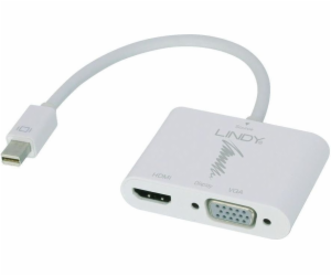 Lindy DisplayPort Mini AV adaptér – HDMI – D-Sub (VGA) bí...