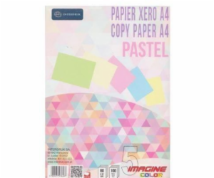 Kopírovací papír Interprint A4 80g Mix barev Pastel 100 l...