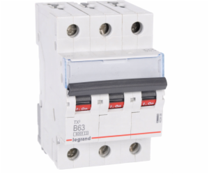 S303 TX3 MINIATURE CIRCUIT BREAKER B 63A 3P 3M 6KA