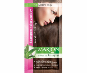 Marion Coloring šampon 4-8 mytí č. 58 středně hnědá 40 ml