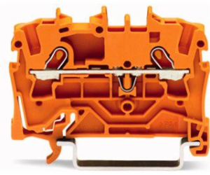 Wago 2vodičová svorkovnice 1,5 mm oranžová (2001-1202)