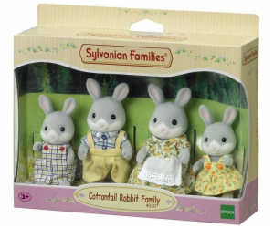 Epocha Sylvanian Families figurka Rodina šedého zajíčka -...