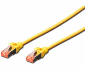 Digitus Patchcord CAT6, S-FTP, 0,5 m, žlutý, 10 kusů (DK-...