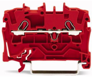 Wago 2vodičová svorkovnice 2,5mm2 červená (2002-1203)