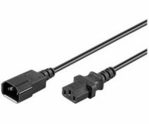 MicroConnect prodlužovací napájecí kabel, C13 - C14, 1m (...