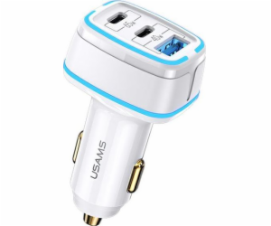 Usams US-CC141 nabíječka 1x USB-A 2x USB-C 4A (6958444971...