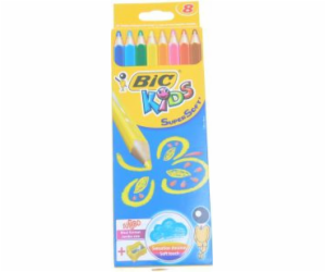 BIC BIC KIDS SUPERSOFT TUŽKY BOX 8 KS + OSTŘIDLO - 895921