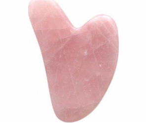 Fluff Gua Sha Stone masáž obličeje Stone Rose Quartz