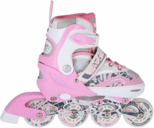 Rollers nils extrémní brusle NF10927A 2in1 Pink 39-42