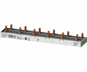 Siemens Spínací sběrnice 1P+N 10mm2 pin, 12 modulů pro 6x...