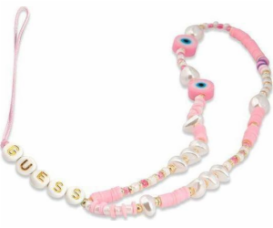 Guess Poutko na Telefon Beads Shell Pink Guess phone char...