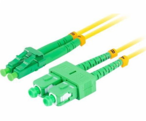 LANBERG optický patch cord SM SC/APC-LC/APC duplex 2m LSZ...