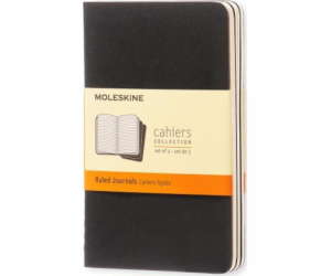 Moleskine SADA 3 DENNÍKŮ MOLESKINE CAHIER P (9X14CM) PODL...