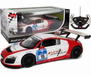 Rastar Auto R/C Audi R8 LMS Rastar 1:14 bílá a červená