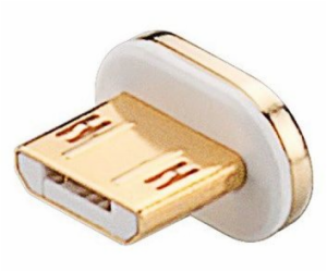 Gembird micro USB - magnetický konektor Sony White Gold (...