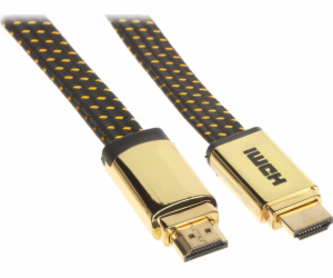 HDMI - HDMI kabel 5m zlatý (HDMI-5.0-MFL)