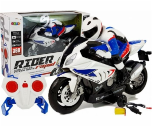 Leantoys Remote Motorcycle R/C 2,4G WHITE