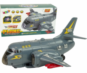 Import LeanToys Transport Aircraft Bomber Svělý zvuk