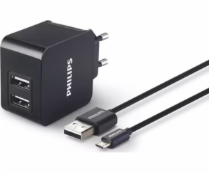 Philips DLP2307 nabíječka 2x USB-A 3A (DLP2307U/12)