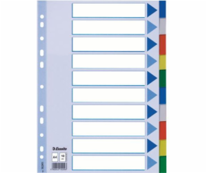 Esselte pořadače A4, plastové, 10 karet (10K217A)