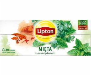 Lipton LIPTON_Bylinkový čaj Máta s eukalyptem 20 sáčků 26g