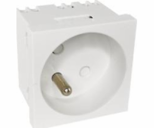 Alantec Modular Electrical Socket 2P+Z, 45x45, Standard, ...