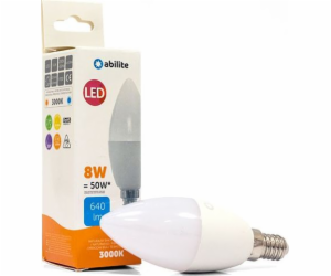 Abilite ABILITE LED ŽÁROVKA MLÉKO SVÍČKA TEPLÁ E14 8W/230...