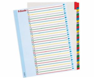 Esselte A4 Mylar Binder Děliče s popisem Strana 1-31 (10K...