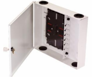 Wall-mounted fiber optic distribution cabinet (24 x SC si...