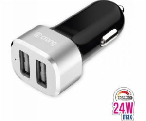 Crong Power 2x USB-A 2,4 A nabíječka (CRG-PWRC-USB24-ALU)