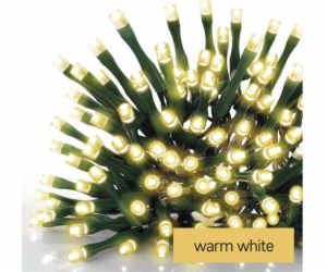 LED vánoční řetěz, 12 m, venkovní i vnitřní, teplá bílá, ...