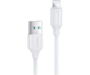 Joyroom USB -A - Lightning 0,25 m bílý kabel