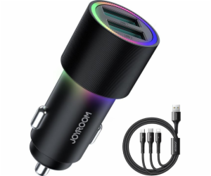 Nabíječka Joyroom Joyroom 2 x USB Car Charger s 24W podsv...