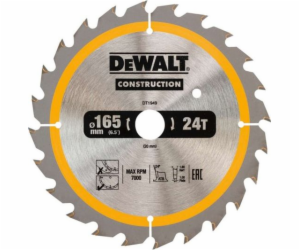 Dewalt kotoučová pila 165x20mm, 24 zubů (DT1949-QZ)