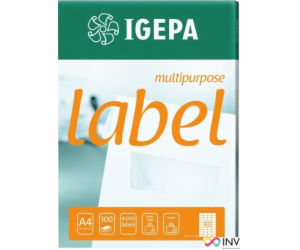 Mondi LABELS A4 IGEPA 105 X 48,0 MM BÍLÁ (100)