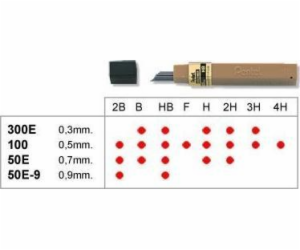 Pentel Pencil Graphite 0,9 mm 50e.9-2B Pentel