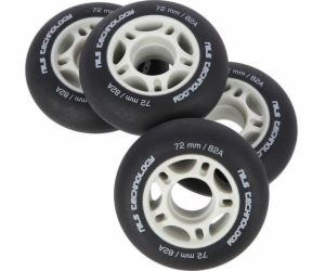 Nils Extreme PU 72x24 82a Black Matte Wheels (4 ks) Nils ...