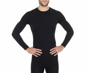 Brubeck Men s Long Sleeve Active Wool Black XXL (LS12820)