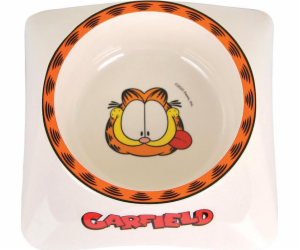 Garfield Garfield, kočka, bílá/šedá melaminová mísa