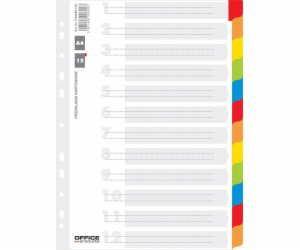 Herlitz A4 Index lepenky laminovaných 12 barev