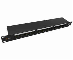 Solarix Patch panel Solarix 24 x RJ45 CAT5E STP 1U SX24-5...