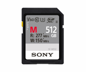 Sony SDXC M series         512GB UHS-II Class 10 U3 V60