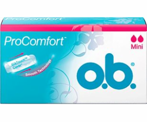 Pohodlné tampony OB ProComfort Mini, 1 balení - 16 ks