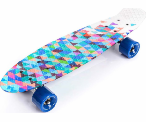 Meteor Skateboard Vícebarevný geometrický skateboard