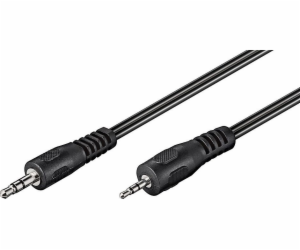 MicroConnect kabel Jack 2,5 mm - Jack 3,5 mm 2 m černý (A...