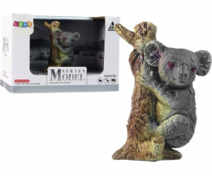 LeanToys Figurka Koala Figurka Na Stromě Zvířata Zoo