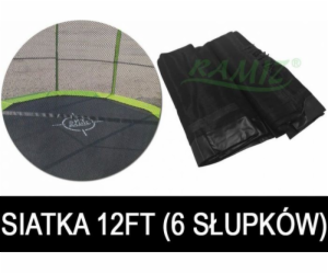 Trampolínová síť Joko 12FT - 6 polí Černá